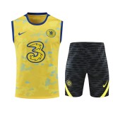 22/23 Chelsea Vest Training Suit Kit Yellow 1:1 Quality Training Jersey