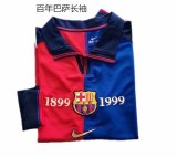 Centennial Barcelona Edition Long sleeve 1:1 Quality Retro Soccer Jersey