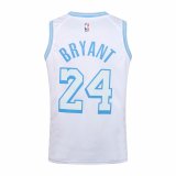 NBA Laker white Kobe Bryant No.24 1:1 Quality