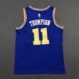 22/23 Warriors Thompson #11 Blue 1:1 Quality Retro NBA Jersey