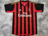 2013-2014 AC Milan Home Fans 1:1 Retro Soccer Jersey