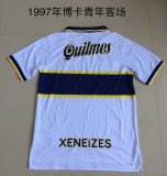 1996-1997 Boca Away Fans 1:1 Quality Retro Soccer Jersey