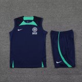 Inter Milan Blue 1:1 Quality Training Vest（A-Set）22/23