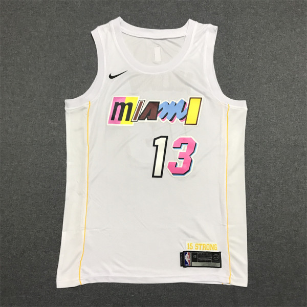 Heat Adebayo #13 White City Edition 1:1 Quality NBA Jersey 22/23