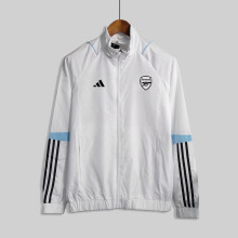 23/24 Arsenal White Windbreaker