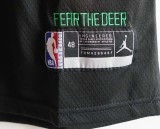 NBA Bucks (21 new season) # 34 Antetokounmpo black 1:1 Quality