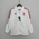 Flamengo White Windbreaker (红色阿迪红色三边）2022