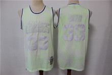 NBA Celtic 33 light green split print limited edition Jersey 1:1 Quality