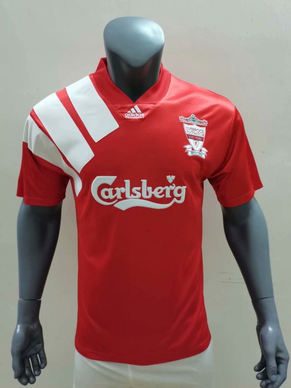 Liverpool Home 1:1 Quality Retro Soccer Jersey 1992/1993
