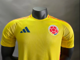 Colombia Home Player Yellow1:1 Quality Soccer Jersey 24/25