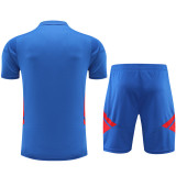 22/23 Lyon Training Suit Blue 1:1 Quality Training  Jersey