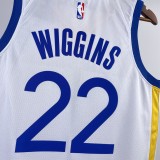 NBA Golden State Warriors White WIGGINS#22 Men Jersey Top Quality Hot Pressing Number And Name 2023