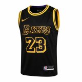 NBA Laker black James No.23 1:1 Quality