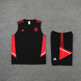 Bayern Munich Vest Training Suit Kit Black 1:1 Quality Training Jersey 22/23