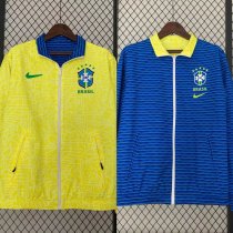 Brazil Double Sided Blue Windbreaker 24/25 Brazil Double Sided Blue Windbreaker 24/25