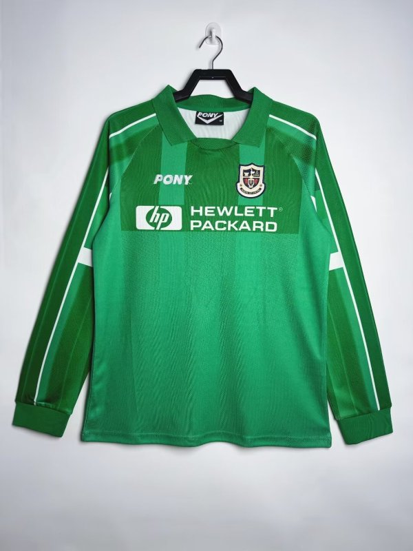 Tottenham Goalkeeper Gree Long Sleeve Fans 1:1 Quality Soccer Jersey 1997/1999