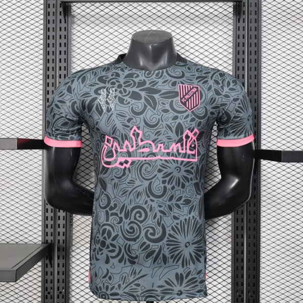 Palestine Black Player 1:1 Quality Soccer Jersey 25/26