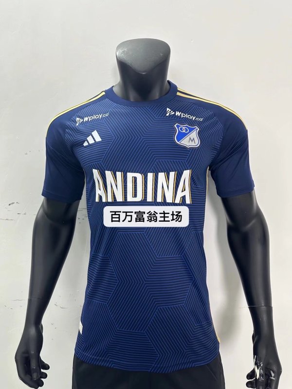 Millonarios Futbol Home Player 1 Quality Soccer Jersey 24/25