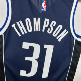 2025 Mavericks THOMPSON #31 Sapphire Blue1:1 Quality NBA Jersey