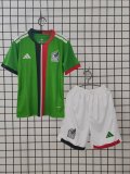 Mexico Home Green Kids 1:1 Quality Soccer Jersey 25/26