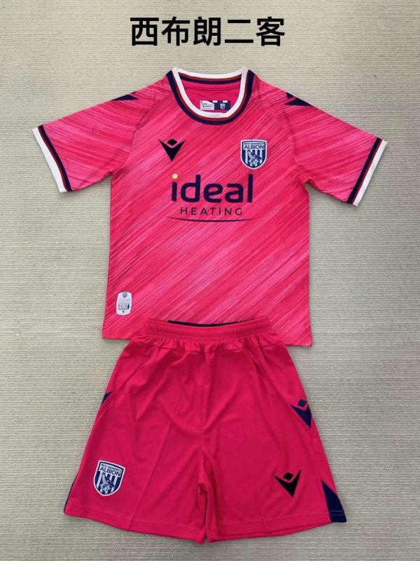 West Bromwich Albion Third Kids Kits 1:1 Quality Soccer Jersey 24/25