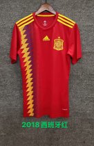 Spain Home Red Fans 1:1 Quality Retro Soccer Jersey 2018