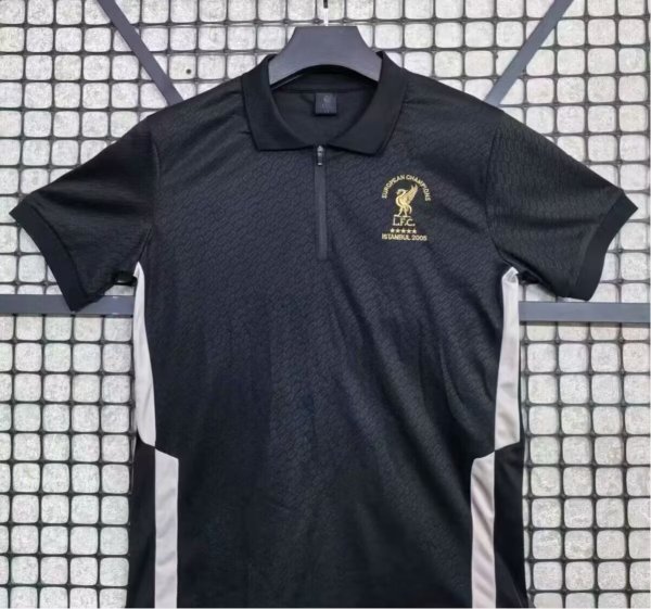 Liverpool Polo shirt Black 1:1 Quality Soccer Jersey 25/26