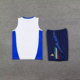 Italy Training Suit White  1:1 Quality Training Vest（A-Set）24/25