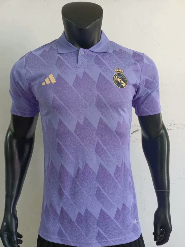 Real Madrid Polo Shirt Player 1:1 Quality Soccer Jersey 24/25