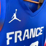 Team FRANCE WEMBANYAMA #32 1:1 Quality  NBA Jerseys 2024