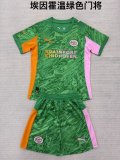 PSV Eindhoven Goalkeeper Green  Kids Kits 1:1 Quality Soccer Jersey 25/26