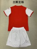 Stade de Reims Home Kids Kits 1:1 Quality Soccer Jersey 24/25