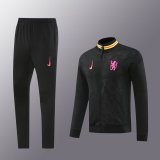 Chelsea Training Tracksuit Black 1:1  Quality Training Jersey 24/25