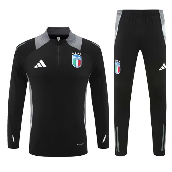 Italy Training Black 1:1 Quality Training Jersey 24/25