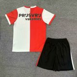 Feyenoord Rotterdam Home Kids Kits 1:1 Quality Soccer Jersey 25/26