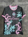 Inter Milan Training Clothing  Black Fans 1:1 Quality Soccer Jersey 24/25