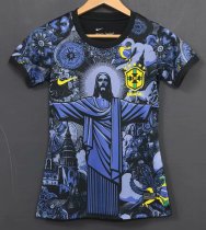 24/25 Brazil Black Woman's  Fans 1:1 Quality Soccer Jersey