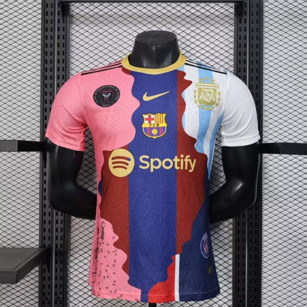 Barcelona Messi Commemorative Edition PLayer 1:1 Quality Soccer Jersey 25/26