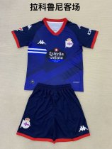 24/25 Deportivo Away Kids Kits 1:1  Soccer Jersey