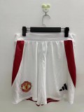 24/25 Manchester United Player Home 1:1 Quality Shorts