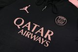 Paris Hooded Long Sleeved Black 1:1 Training suit 24/25