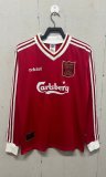 Liverpool Home Long sleeve Retro 1:1 Quality Soccer Jersey 1995/1996