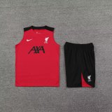 Liverpool  Black and Red   1:1 Quality Training Vest（A-Set）24/25