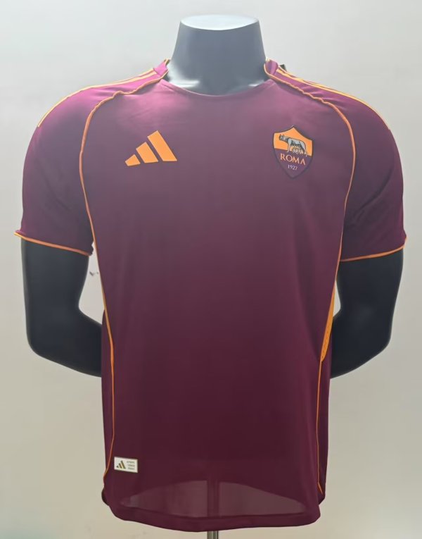 Roma Home Player 1:1 Quality Soccer Jersey 25/26