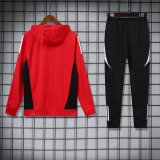 Manchester United Hooded Long Sleeved Red 1:1 Training suit 24/25