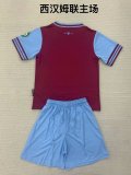 West Ham United  Home Adult Kits 1:1  Quality  Soccer Jersey 24/25（成人套装）