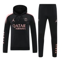 Paris Hooded Long Sleeved Black 1:1 Training suit 24/25 Paris Hooded Long Sleeved Black 1:1 Training suit 24/25