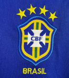 Brazil Away Long Sleeve Fans Retro 1:1 Quality Soccer Jersey 1998