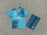 Real Madrid  Away Kids  Retro 1:1 Quality  Soccer Jersey 2017/2018