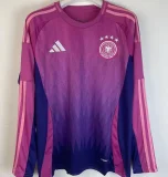 Germany Away Fans Long sleeve Soccer Jersey 24/25